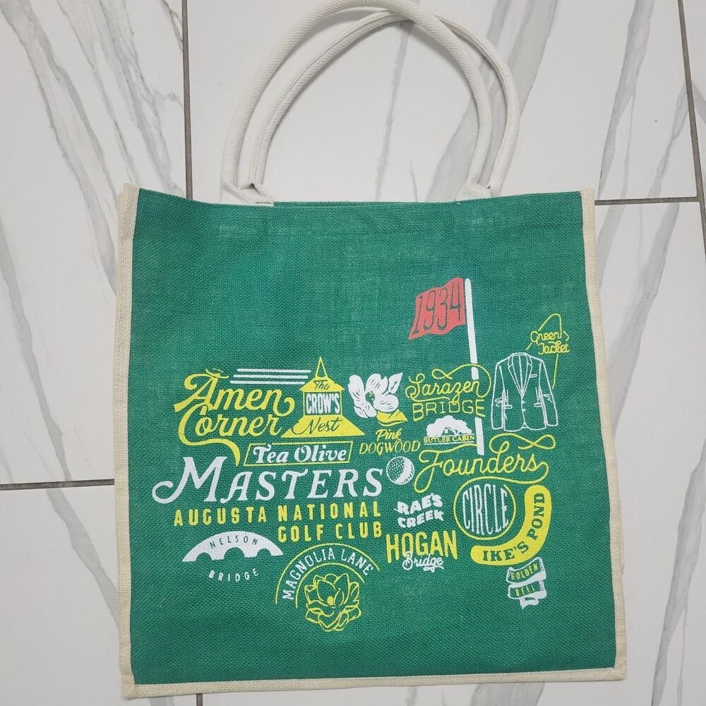 The Masters Augusta National Golf Club Tote Bag Amen Corner